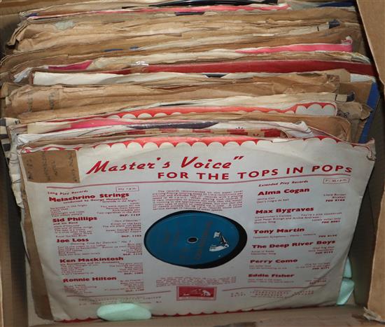 A quantity of 78s records